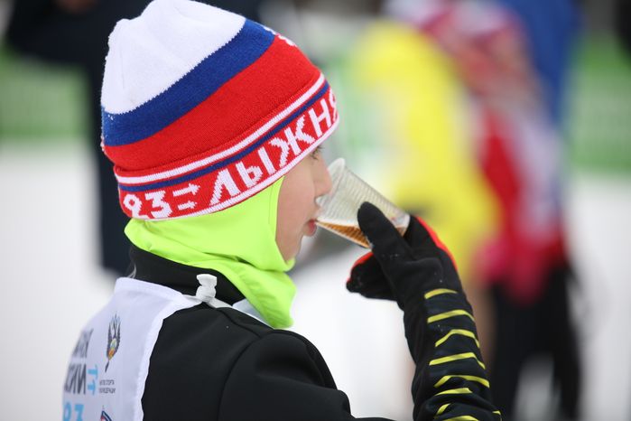 Сдача норм ГТО по лыжам