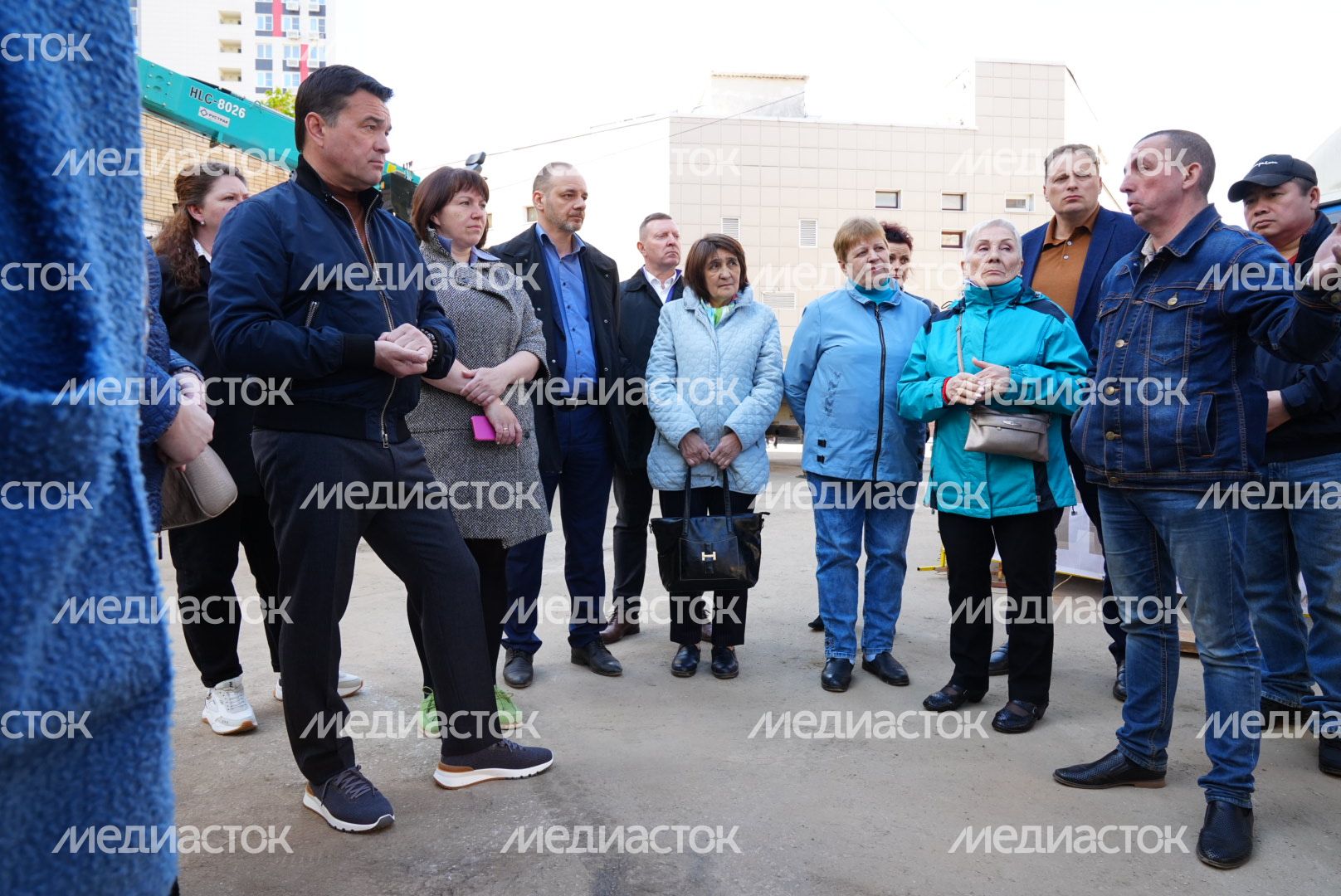 Проверка губернатором ремонта теплосетей в Химках