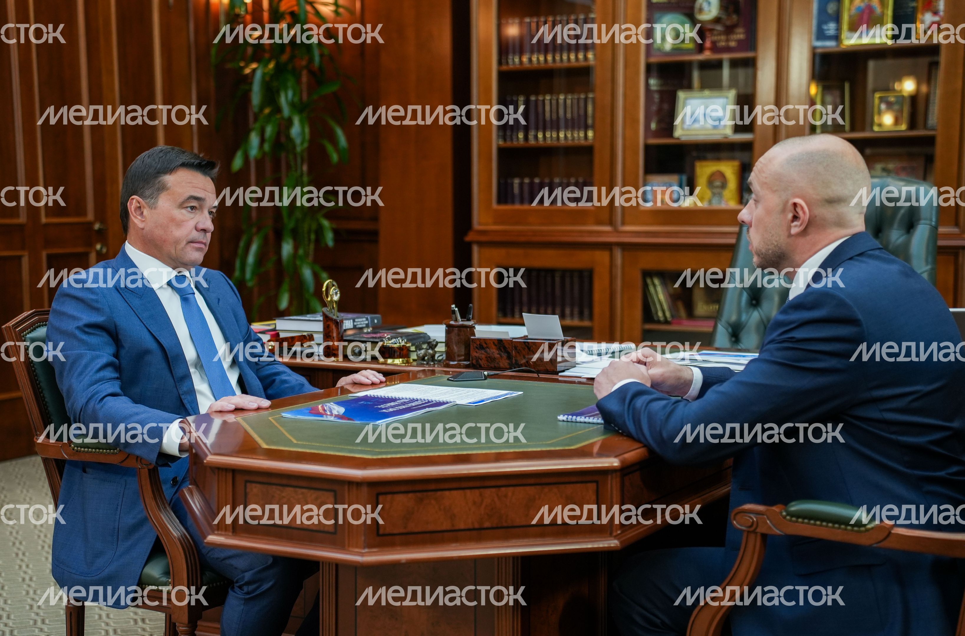 Встреча Губернатора Андрея Воробьева и Главы Солнечногорска Константина Михалькова