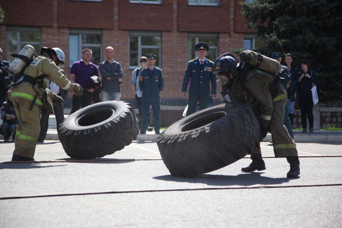 Противопожарные учения в Дубне