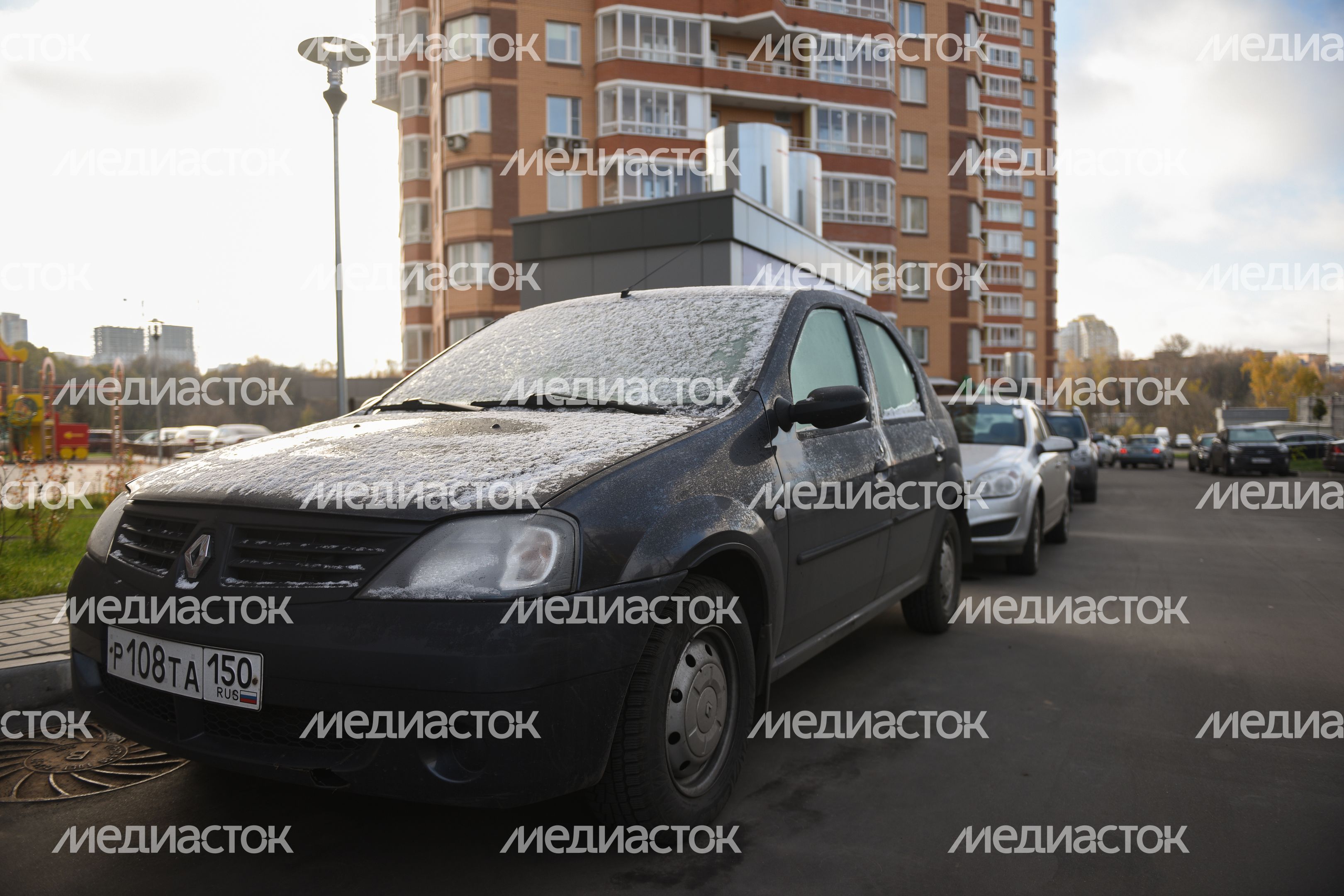 Первый снег в Москве и Подмосковье