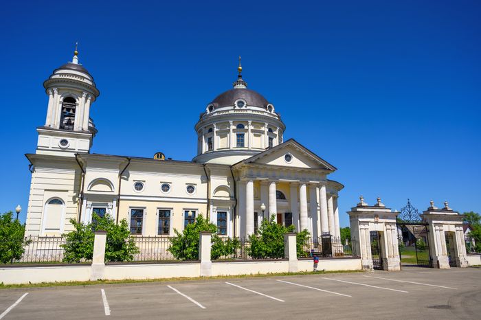 Свято-Духовский храм в селе Шкинь округа Коломна