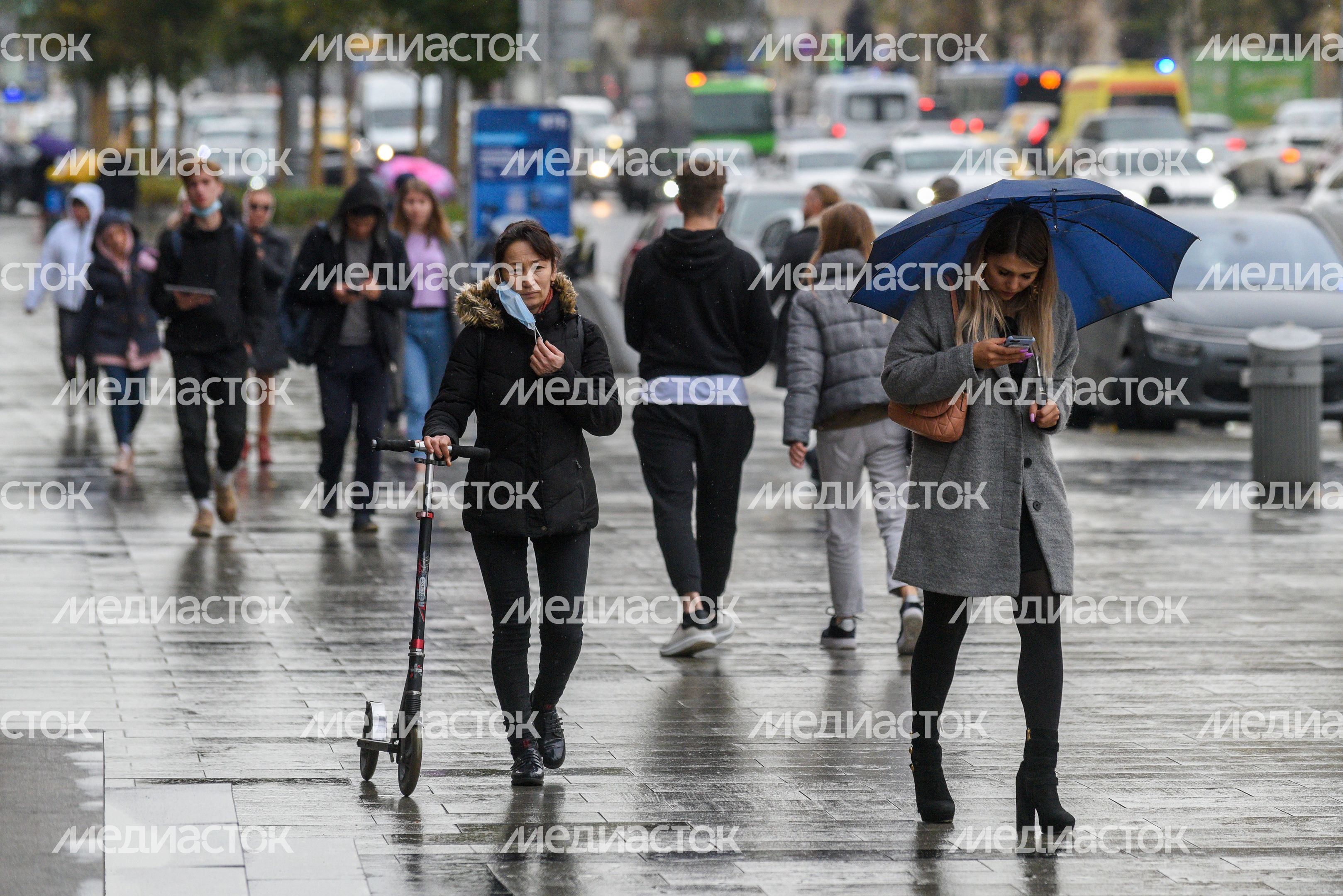 Дождливая погода в Москве