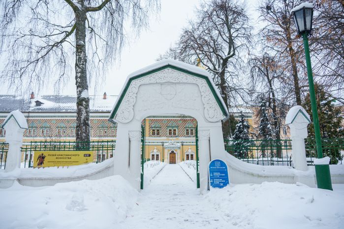 Сергиев Посад. Свято-Троицкая Сергиева лавра. Зима