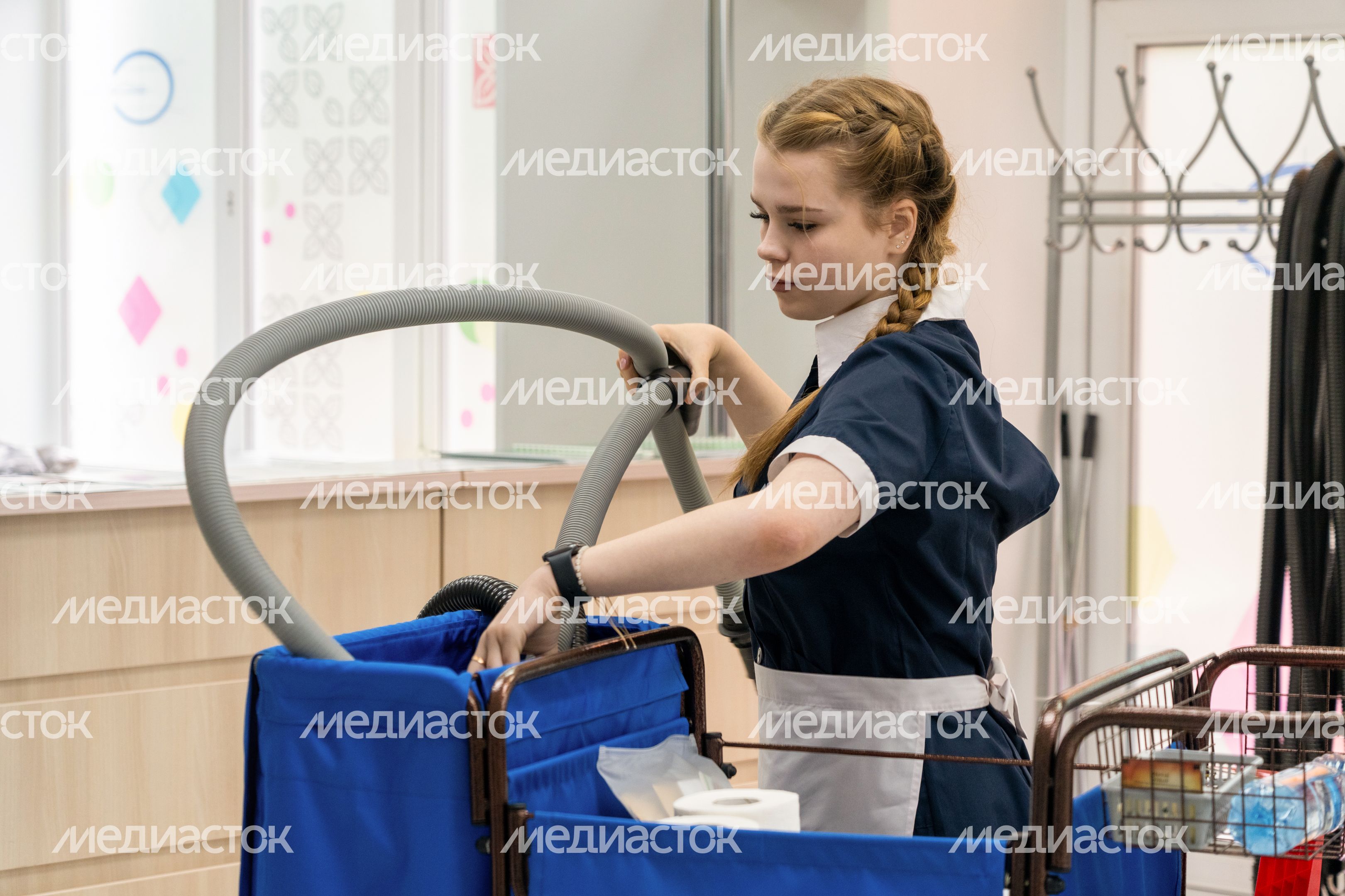 Отборочный этап Национального чемпионата по профмастерству «Абилимпикс-2026» в категории «Горничная» в Звенигороде