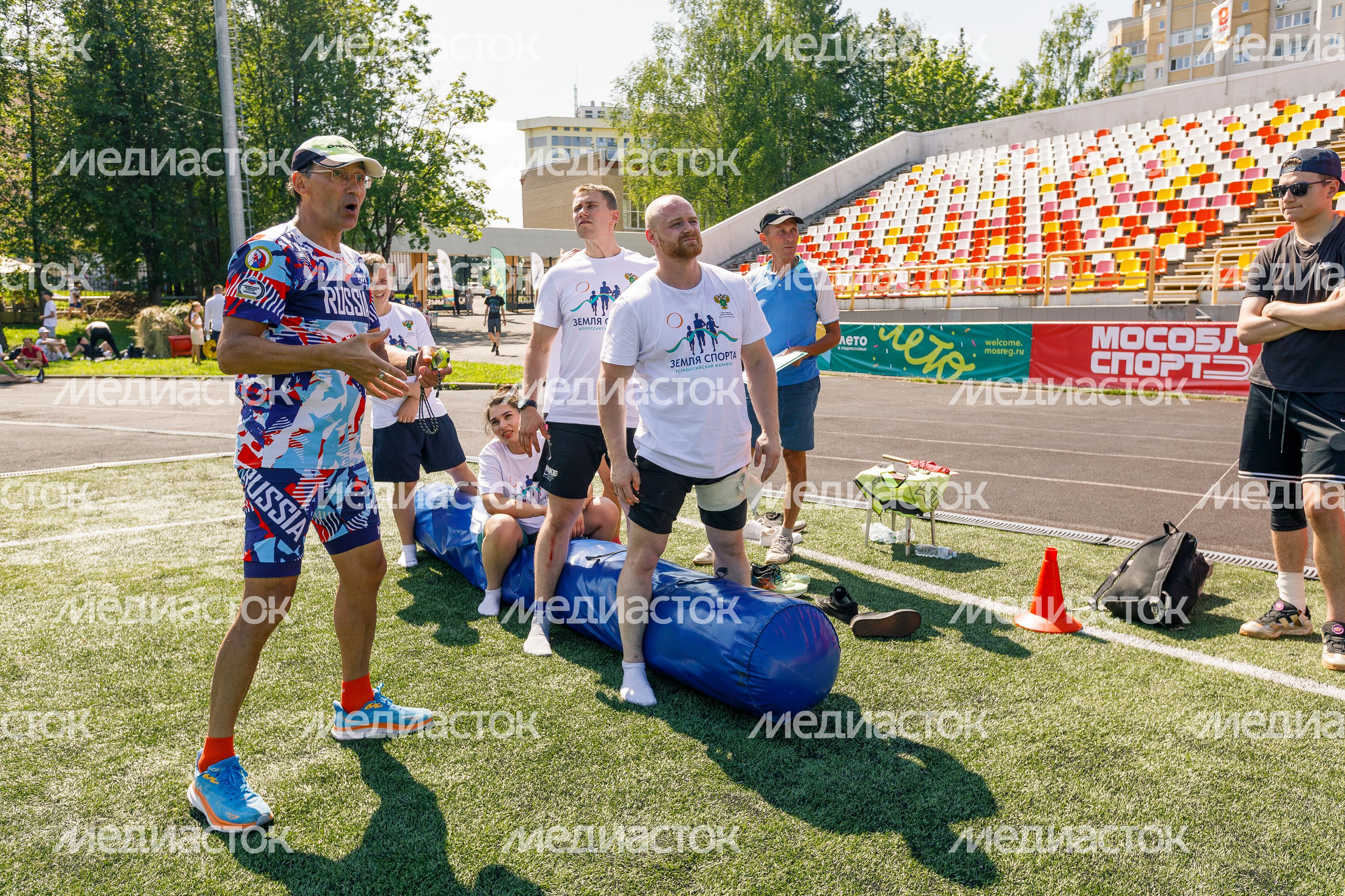 Семейная эстафета на региональном этапе Всероссийского марафона «Земля спорта» в Сергиевом Посаде