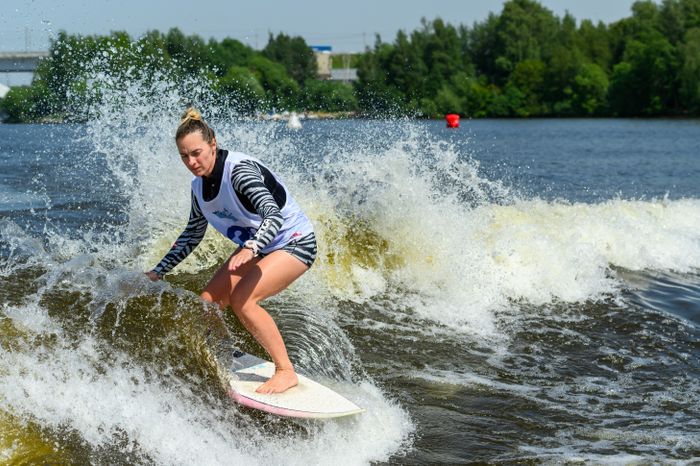 Чемпионат Московской области по серфингу на Пироговском водохранилище в Долгопрудном