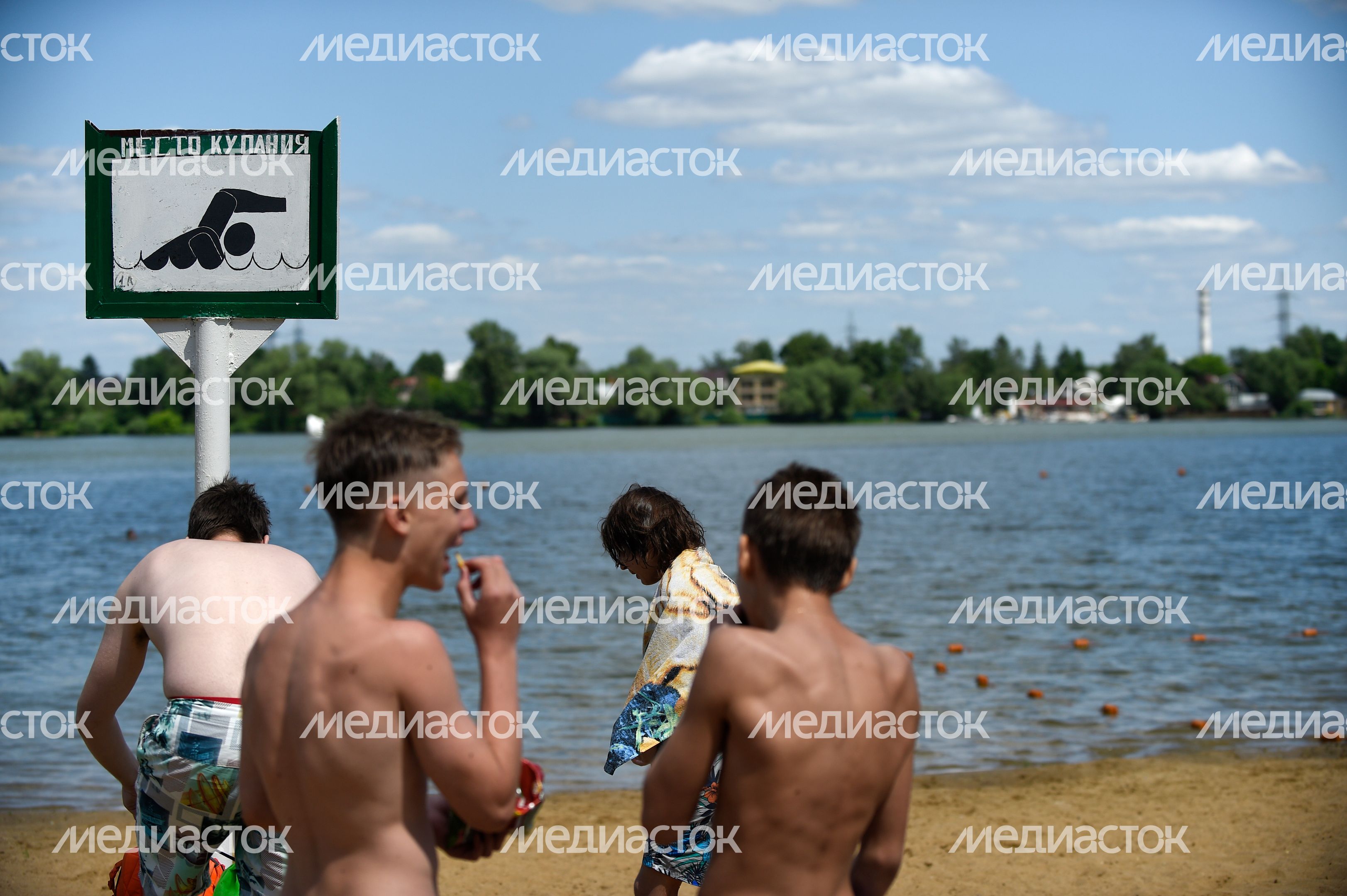 Начало купального сезона в Москве
