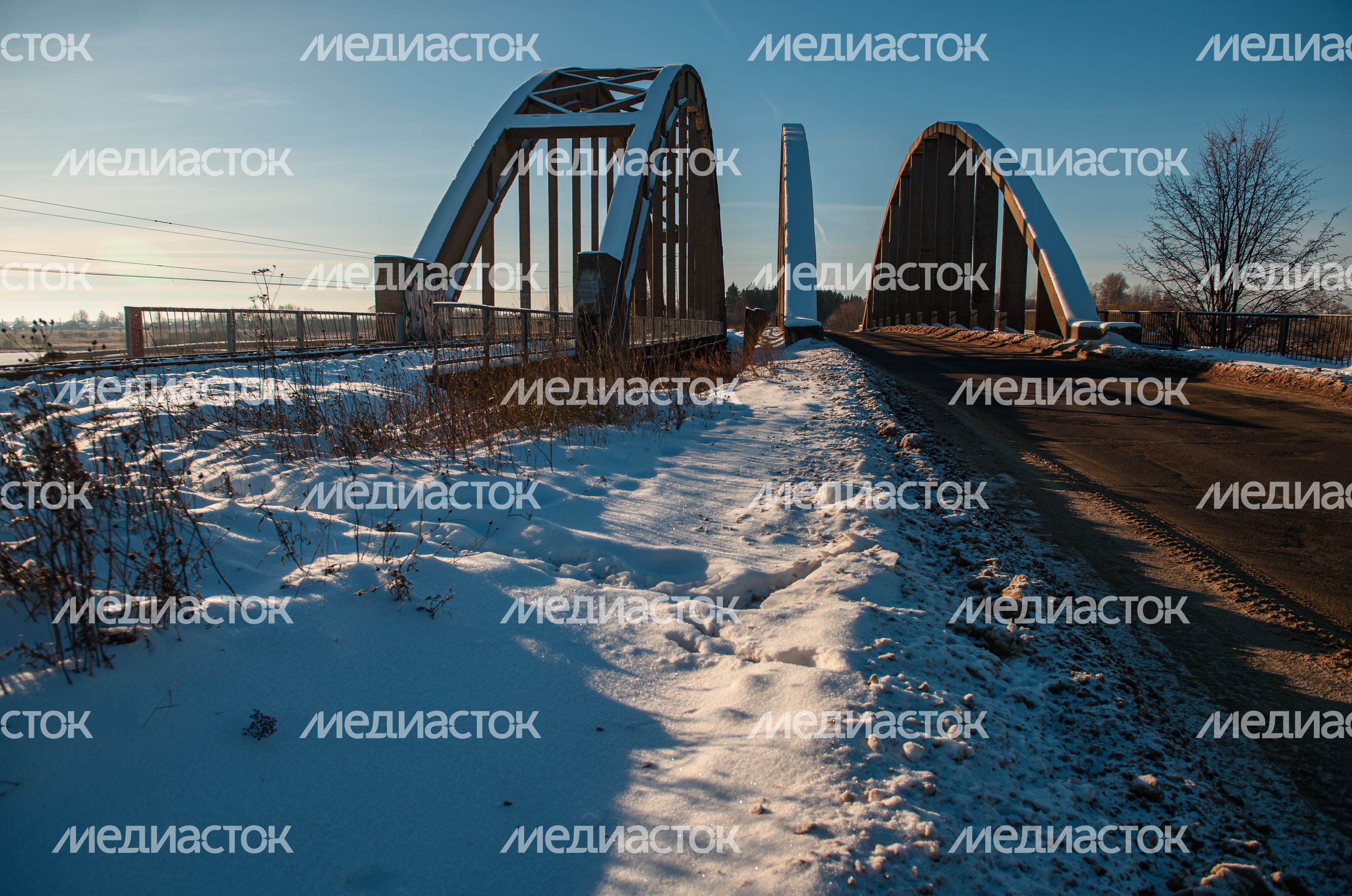Зимние виды города Калязин