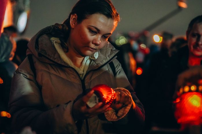 Акция памяти «Журавли» прошла на девятый день после теракта в "Крокус Сити Холле"