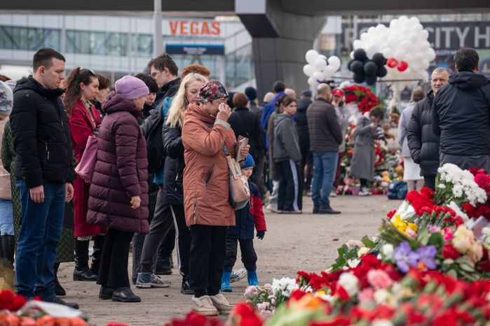Мемориал памяти погибших в «Крокус Сити Холле» в Красногорске