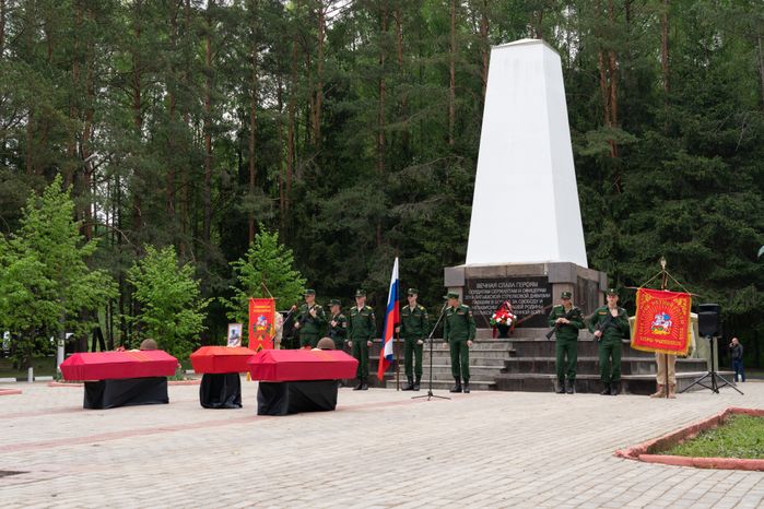 Мемориал латышской дивизии. Перезахоронение бойцов ВОВ