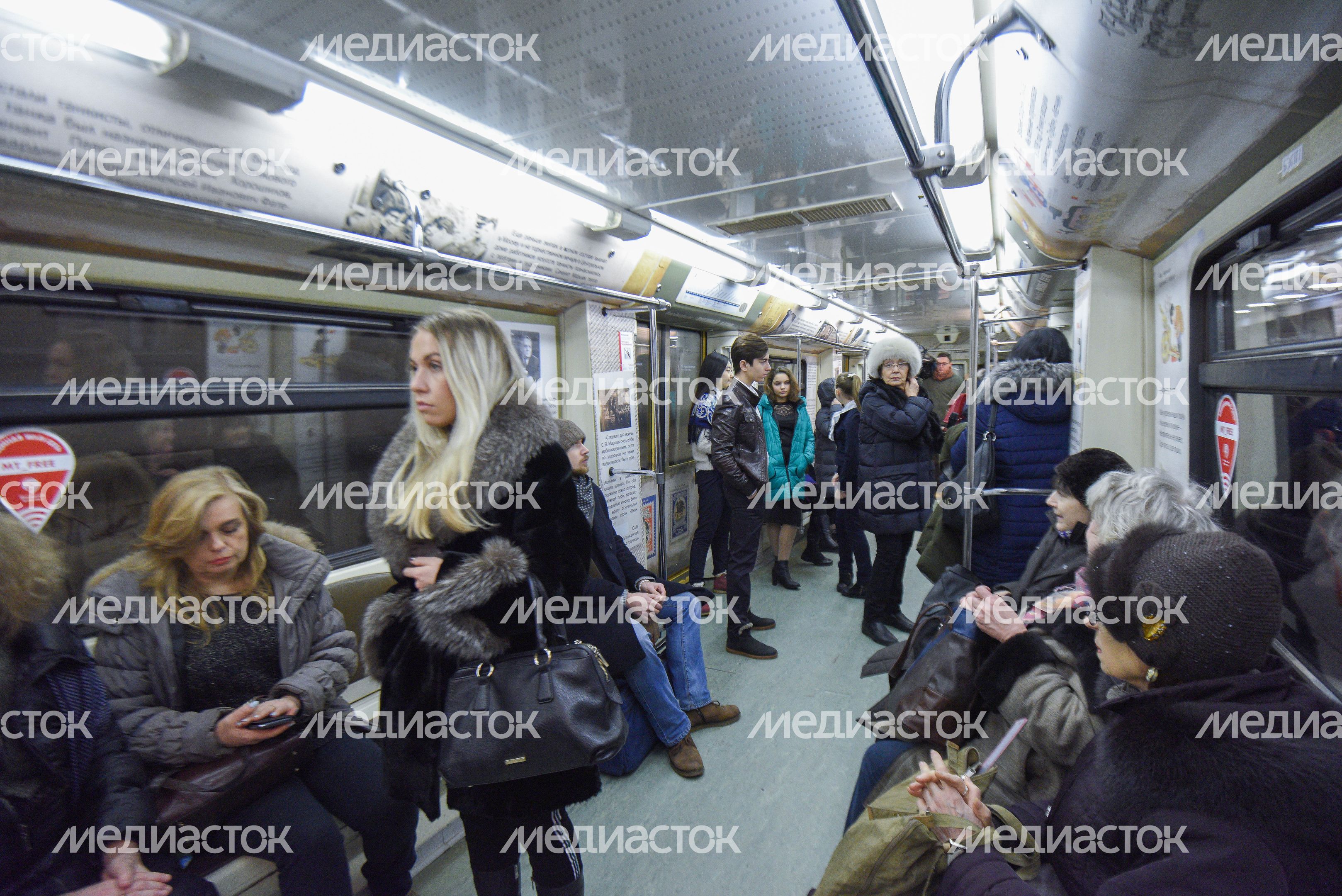 Запуск нового тематического поезда «Мой Маршак» в метро Москвы, 2 часть