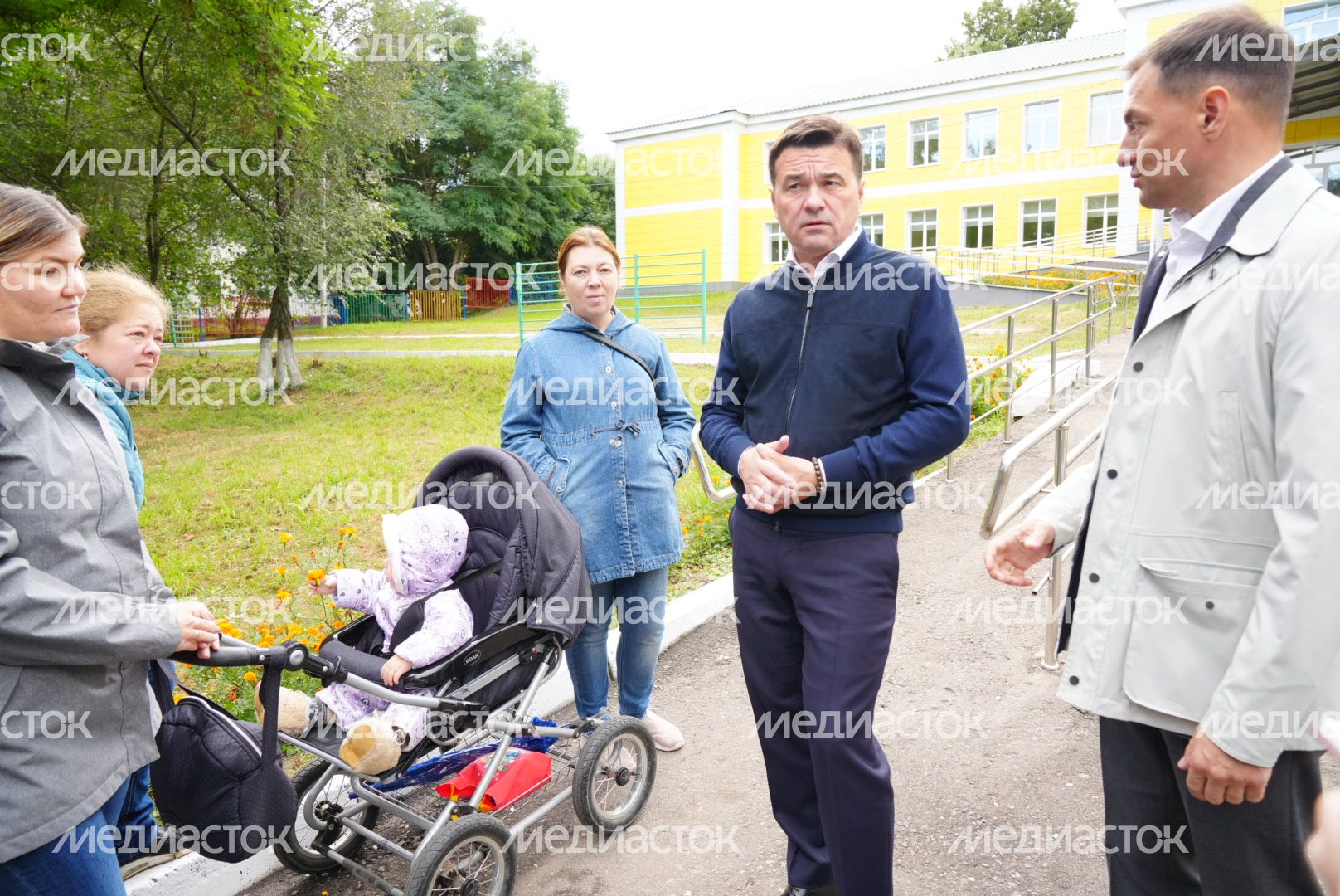 Проверка работы школы №3 в Кашире Губернатором Подмосковья