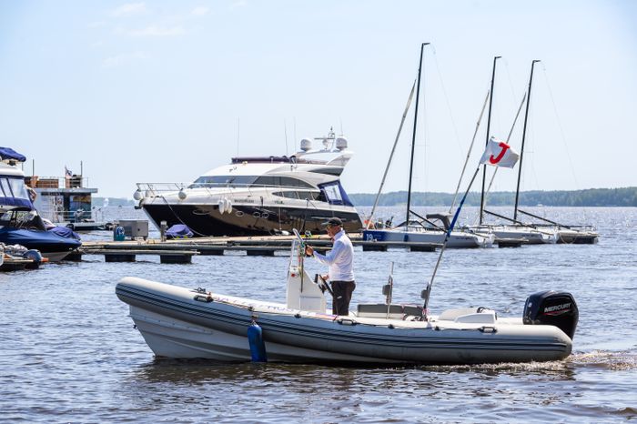 Регата на Пестовском водохранилище в Мытищах