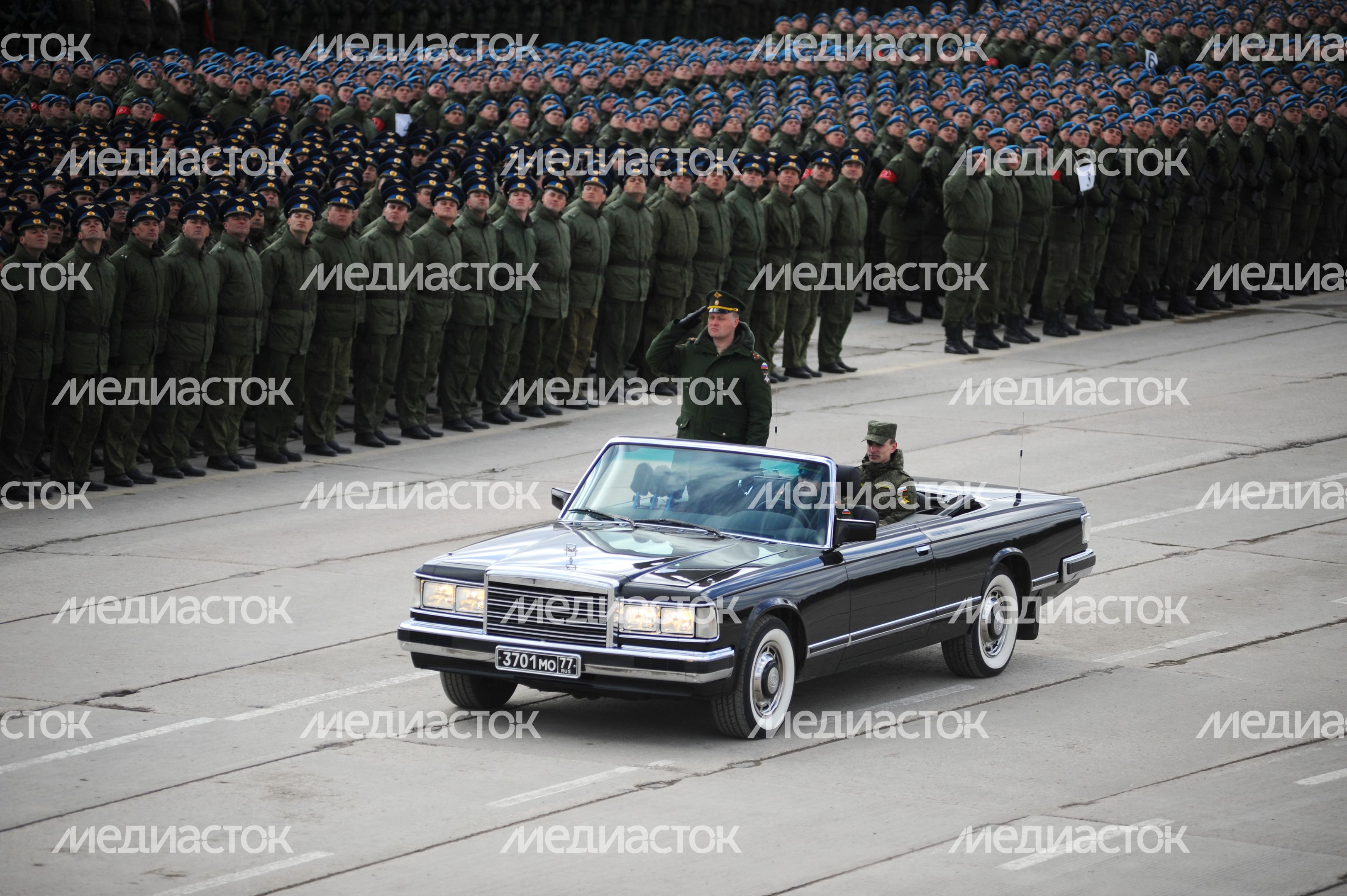 Репетиция Парада Победы в Алабино