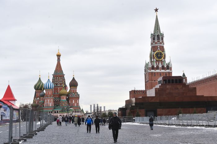 Городская жизнь в Москве в марте