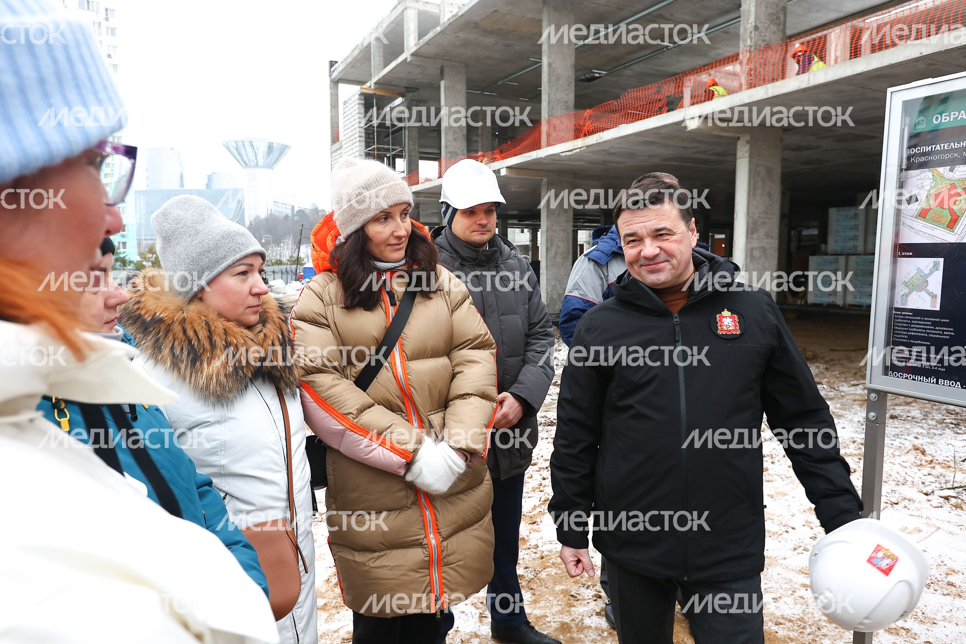 Проверка губернатором образовательного комлекса в Красногорске​