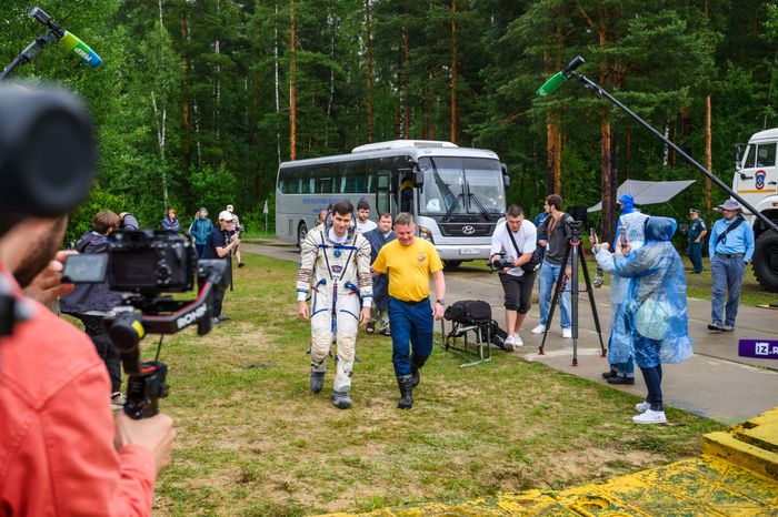 Тренировка космонавтов по действиям после посадки на воду в Ногинске