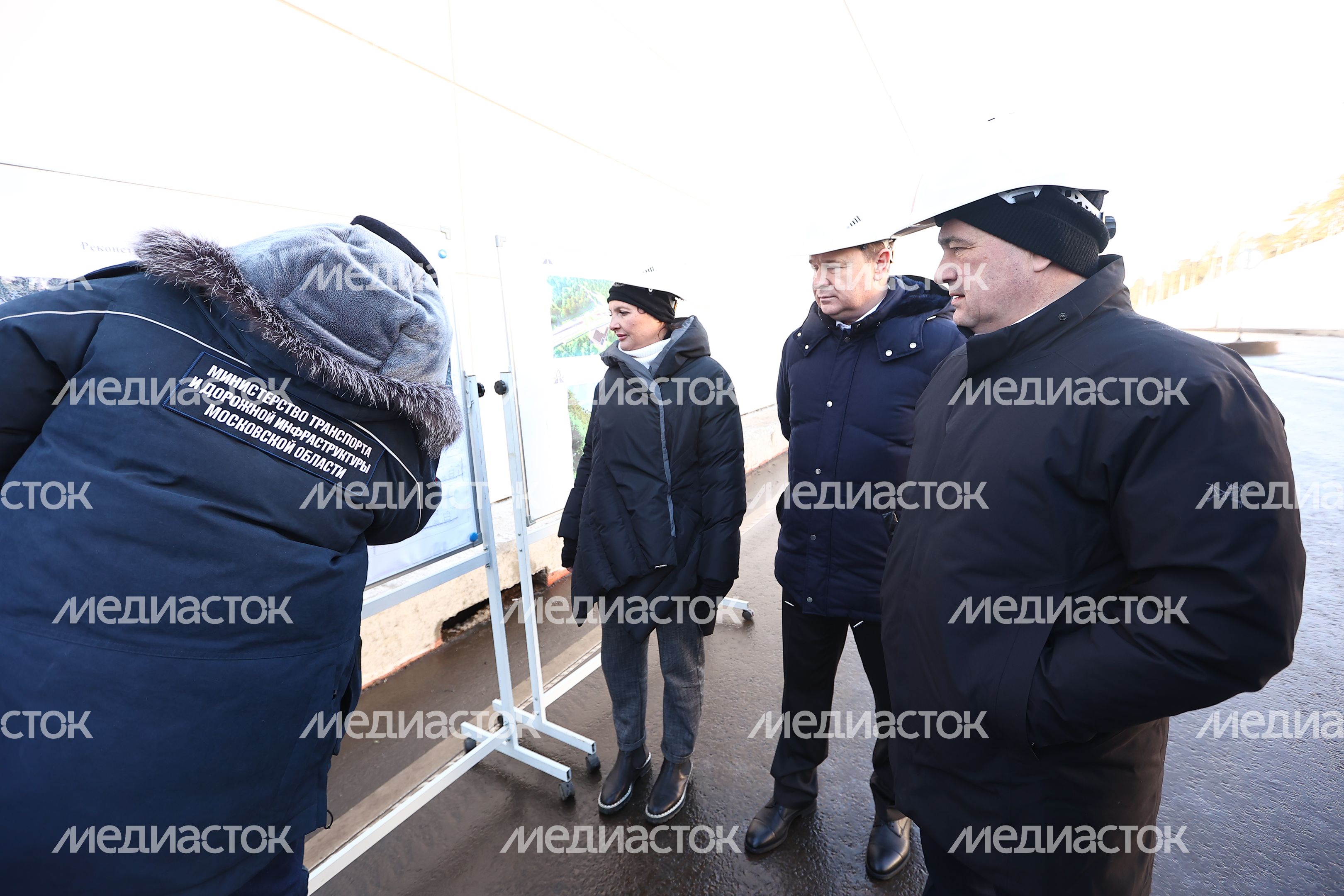 Проверка хода реконструкции дороги в Жуковском Губернатором Подмосковья