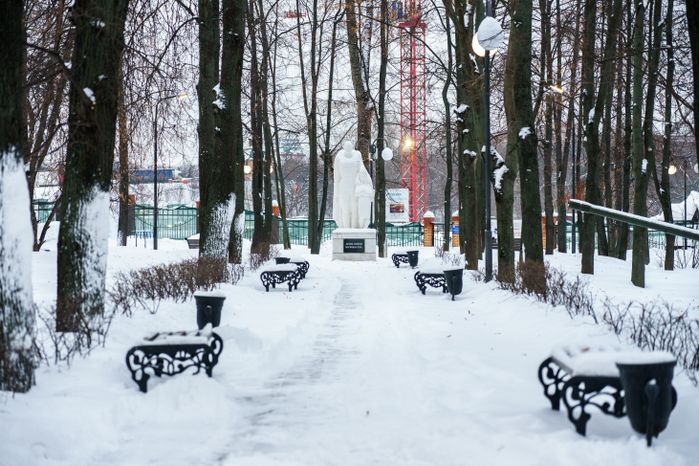 Люберцы. Центральный парк. Зима