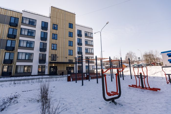 Новый пятиэтажный дом для переселенцев из аварийного жилья в Деденево Дмитровского округа