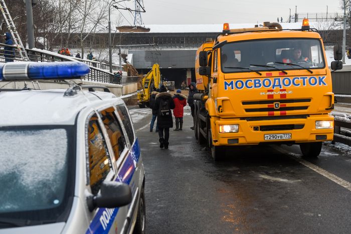 Тушинский тоннель затопило в Москве
