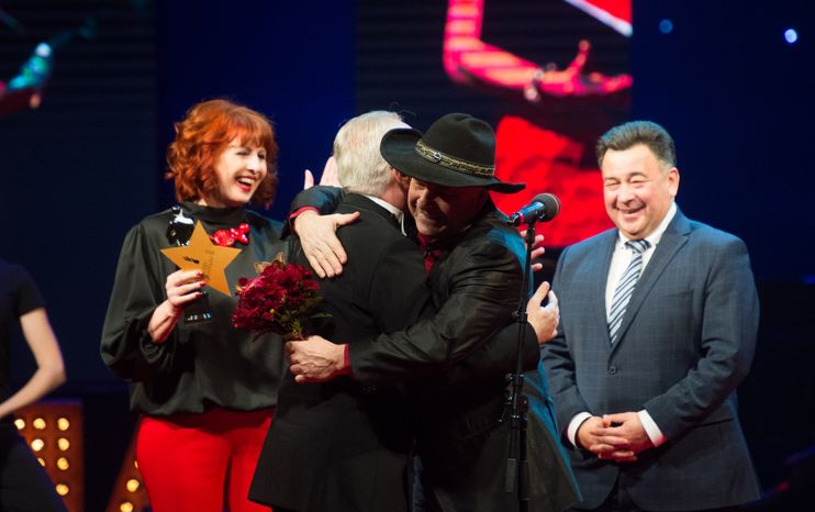 Церемония вручения премии «Звезда Театрала» в театре имени Вахтангова в Москве