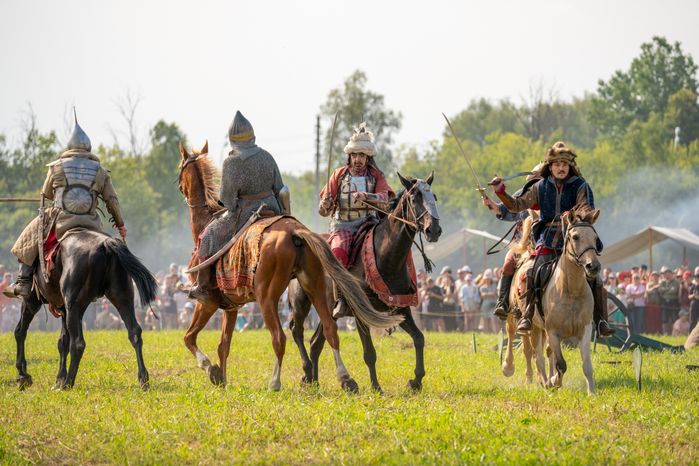 Эпоха Древней Руси XVI века на фестивале «Гуляй город» в округе Чехов