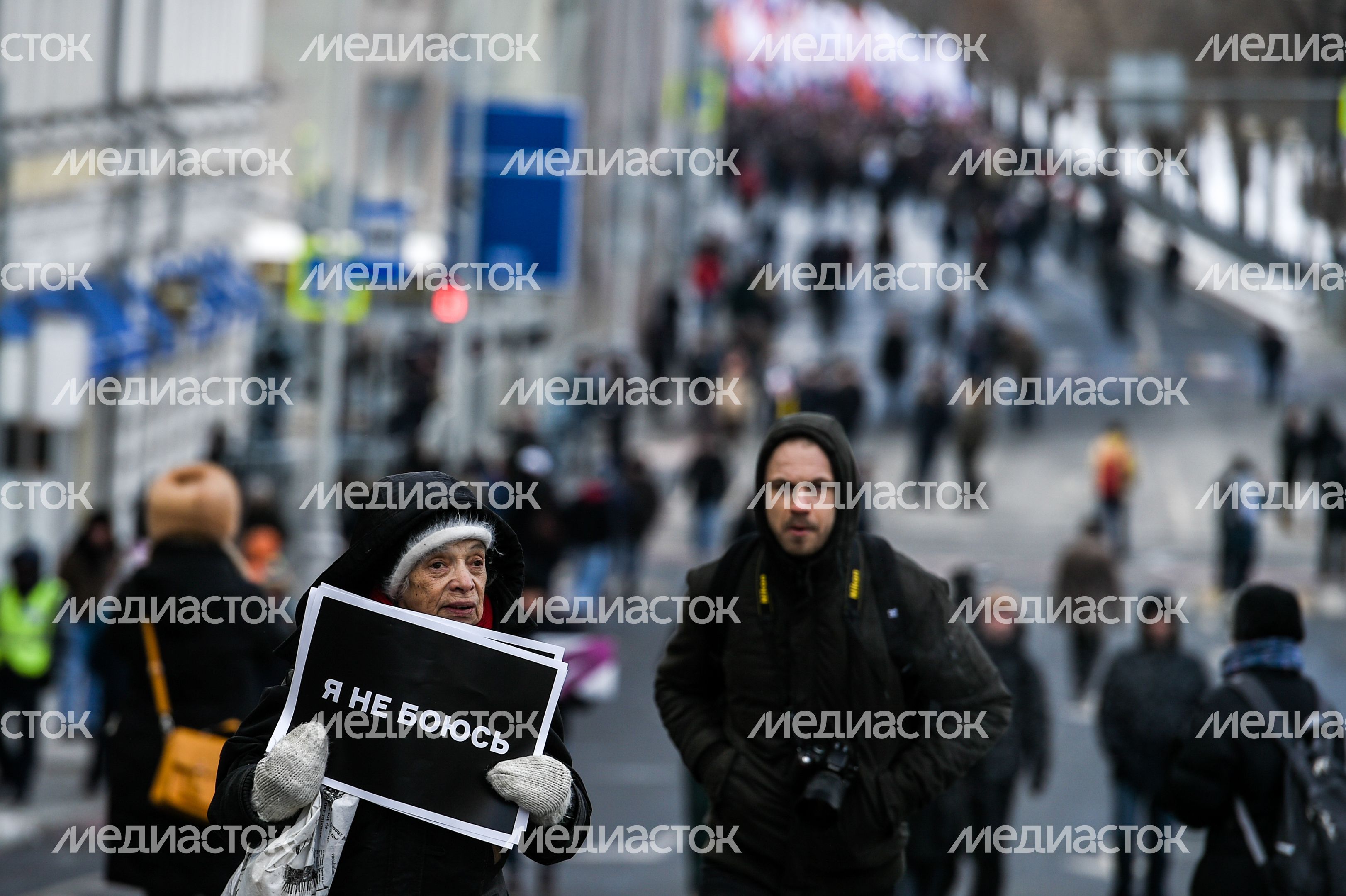 Марш памяти Бориса Немцова в Москве