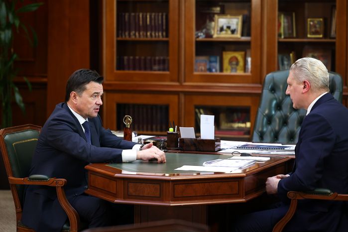 Губернатор провел рабочую встречу с главой Одинцовского округа