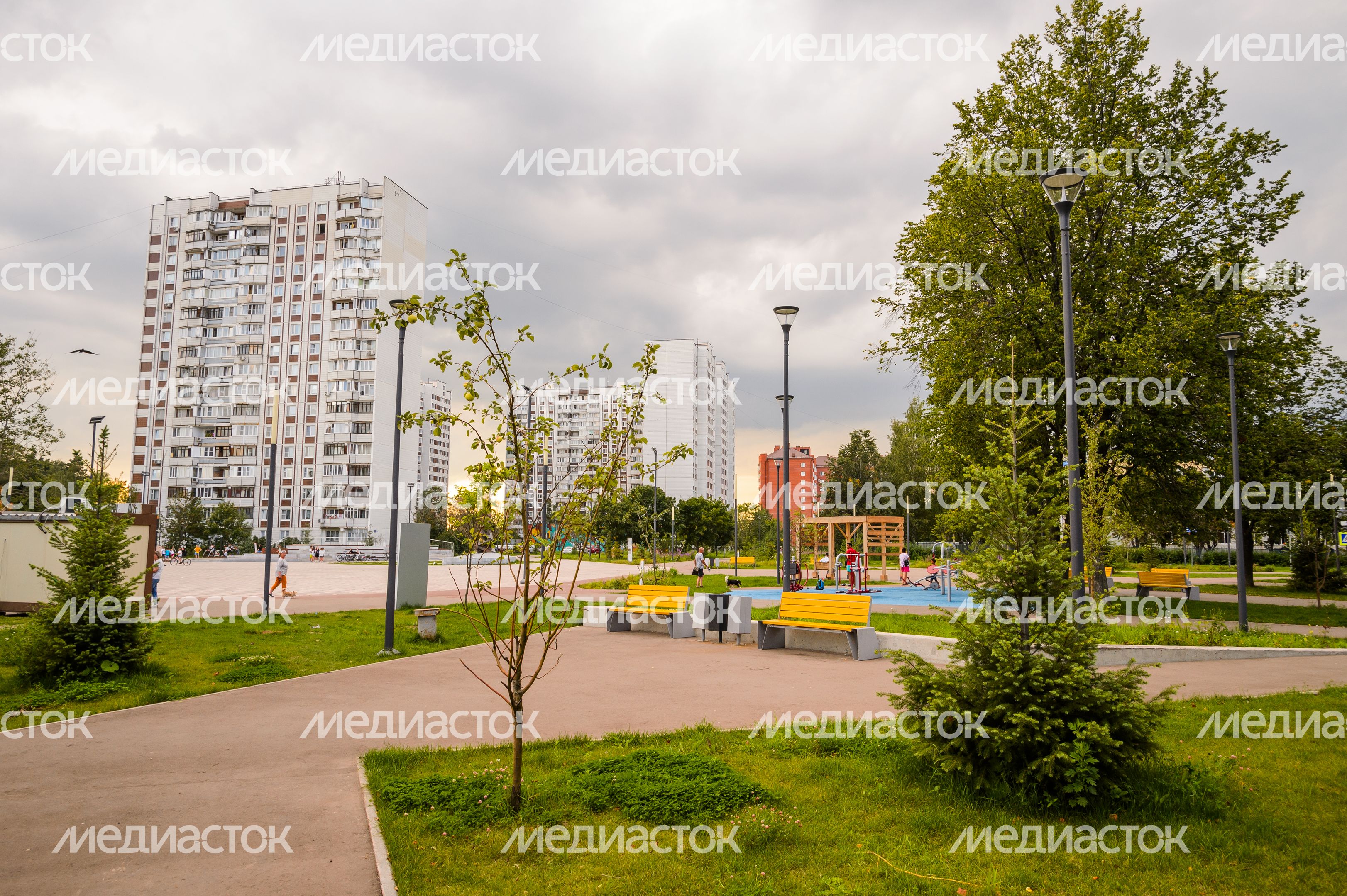 Черноголовка. Сквер имени Исаака Халатникова Черноголовка. Сквер имени Исаака Халатникова