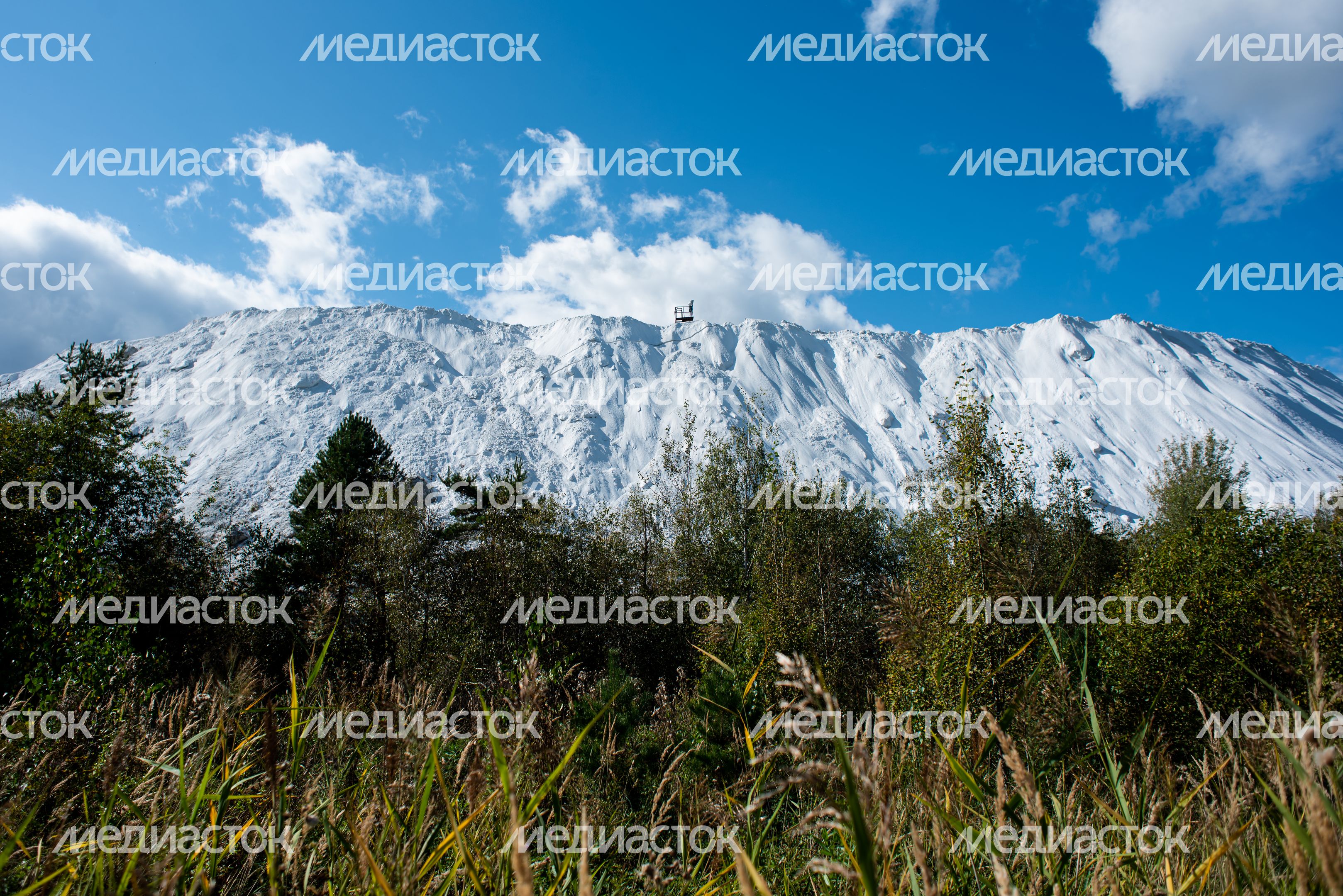 Белая гора в городе Воскресенск