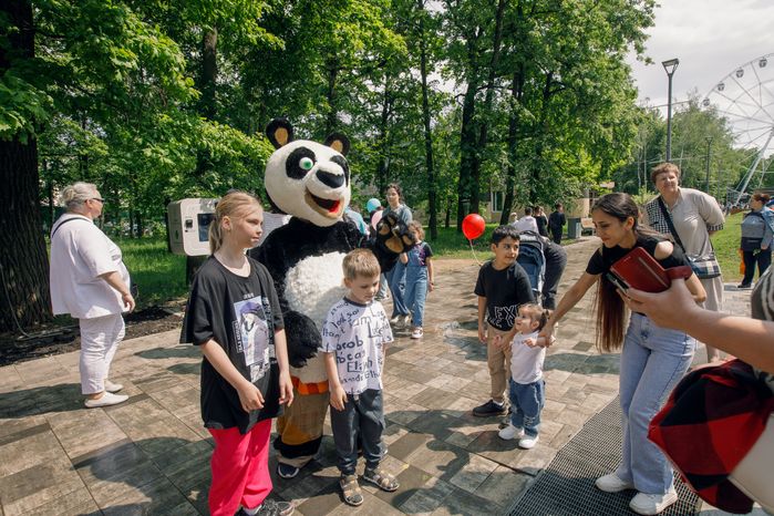 Праздник в честь Дня защиты детей в парке им. Л.Н. Толстого в Химках