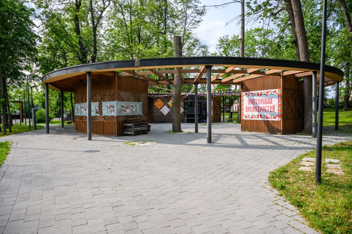 Парк культуры и отдыха им. Олега Степанова в Серпухове летом