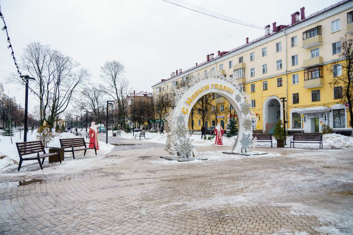 Зимние виды города Электросталь