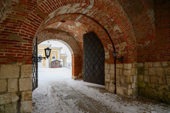 Зарайский кремль зимой
