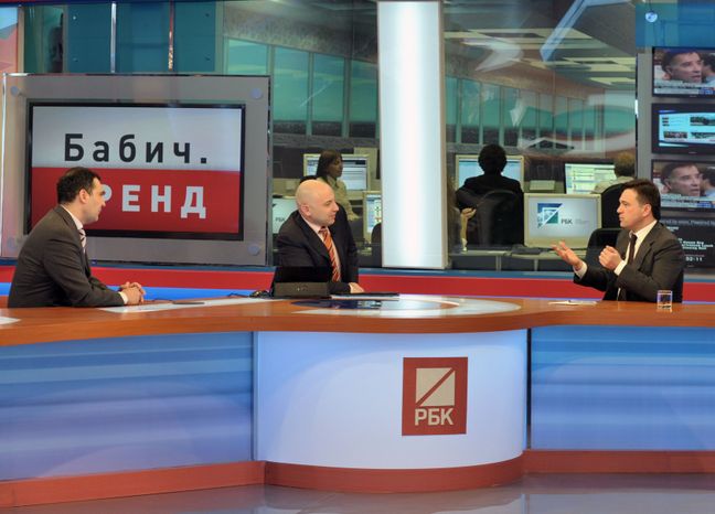Андрею Воробьеву вручают награду «Карьера года-2012»
