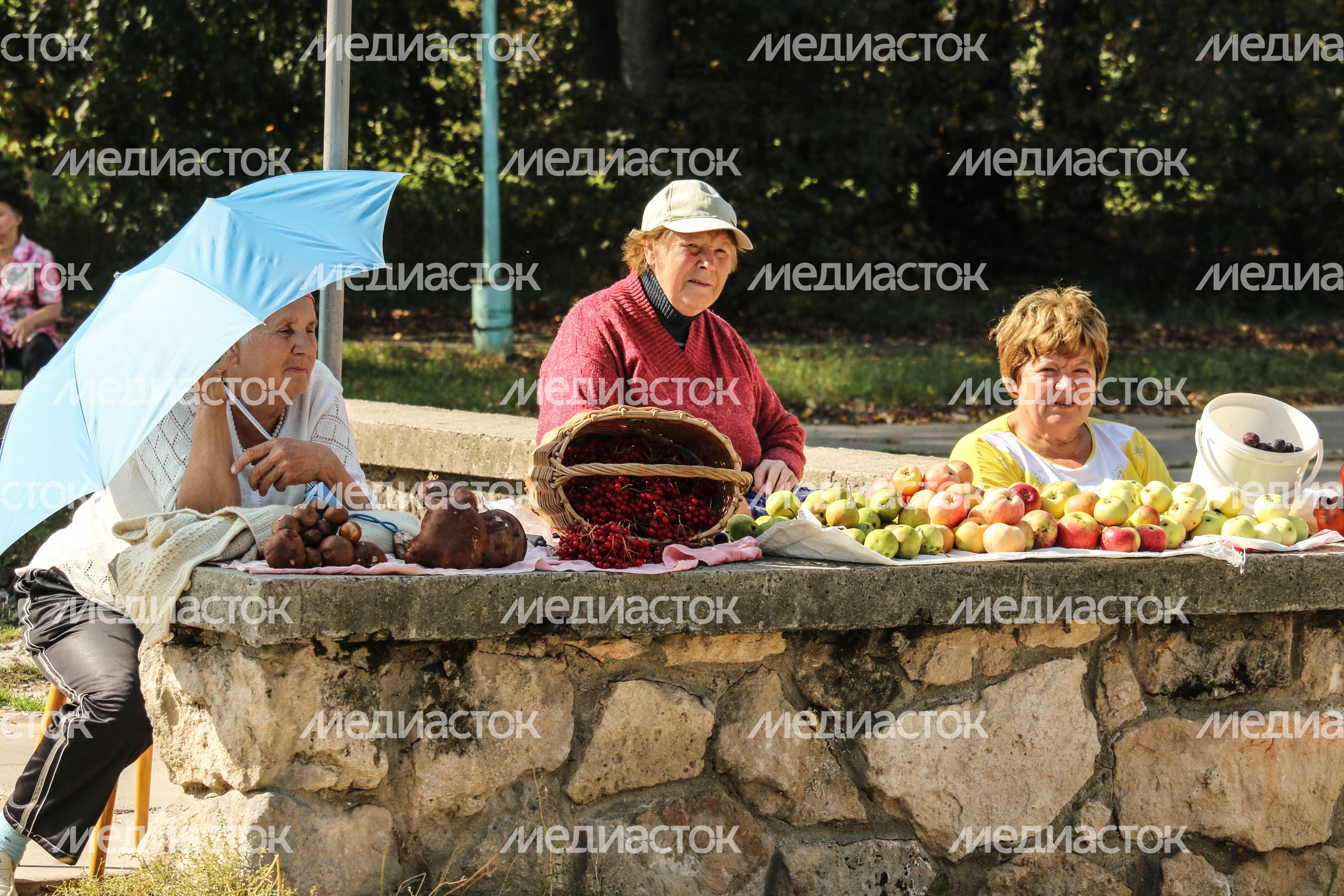 Придорожная торговля в Протвино