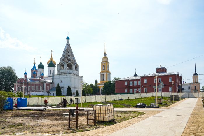 Благоустройство сквера "Блюдечко" в Коломне