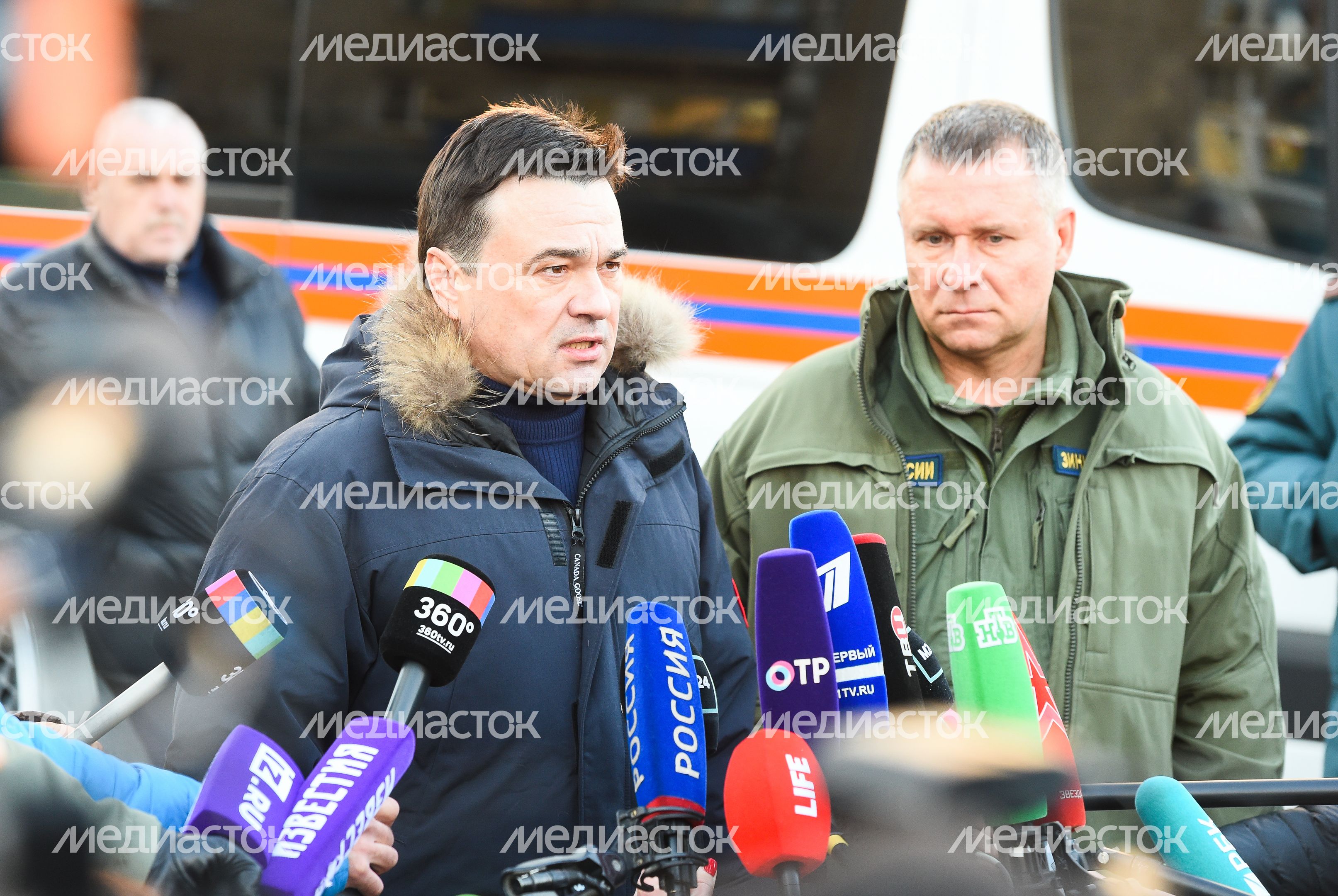 Кадры с места взрыва газа в многоквартирном доме в Орехово-Зуеве