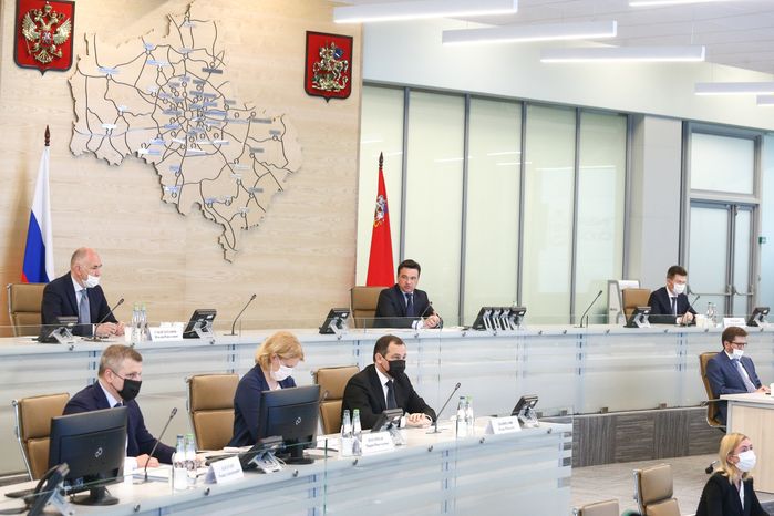 Совещание губернатора Подмосковья с руководящим составом областного Правительства