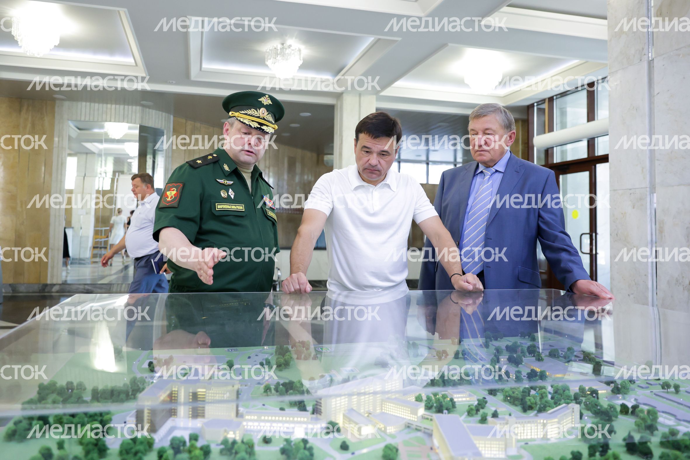 Проверка Губернатором Подмосковья организации взаимодействия Госавтоинспекции и ЦВКГ имени А.А. Вишневского