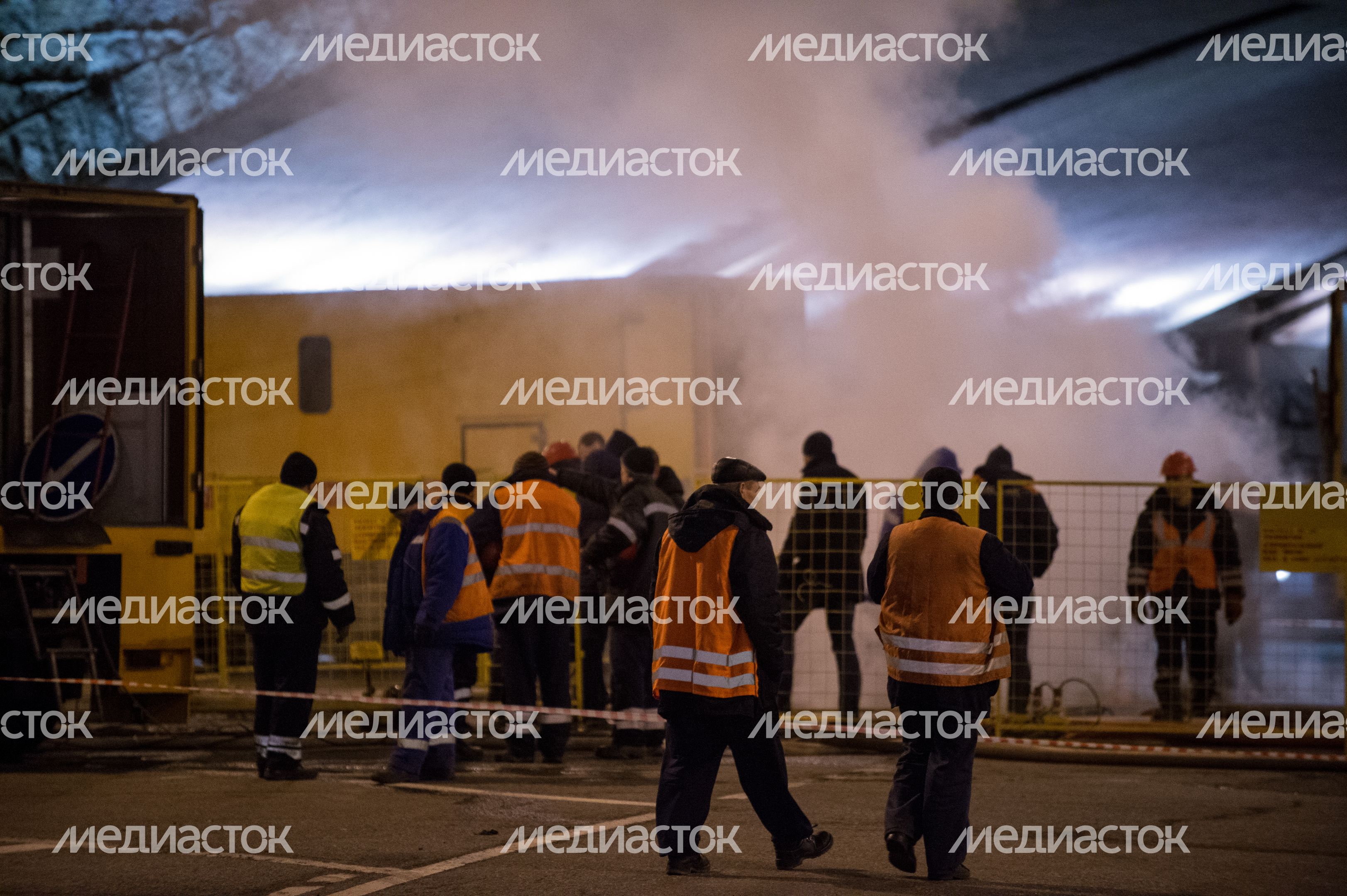 Прорыв трубы в центре Москвы Прорыв трубы в центре Москвы