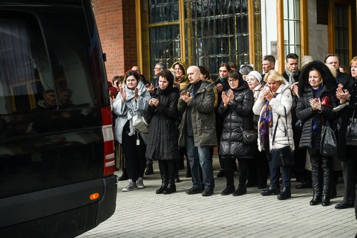Церемония прощания с народной артисткой РФ Натальей Попович