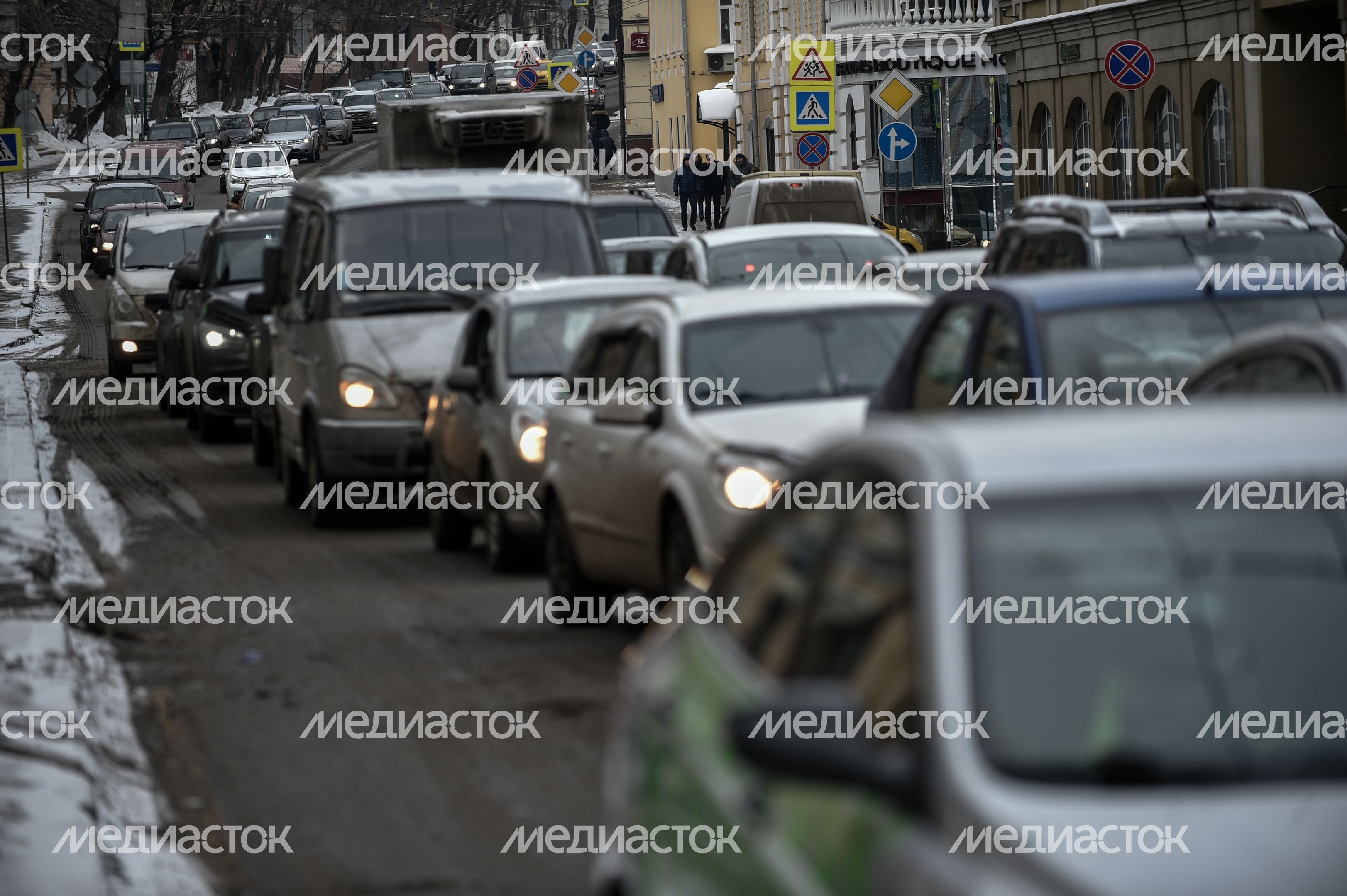 Дорожная ситуация в Москве