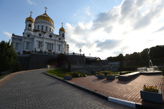 Мультимедийное представление «Троица. Ожившая история» в Москве
