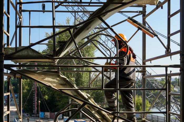 Возведение нового Рогачевского моста в Дмитрове