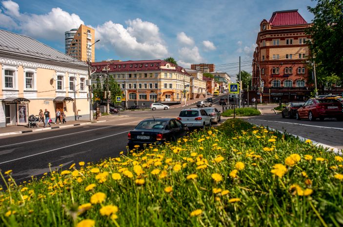 Весенние виды города Подольск