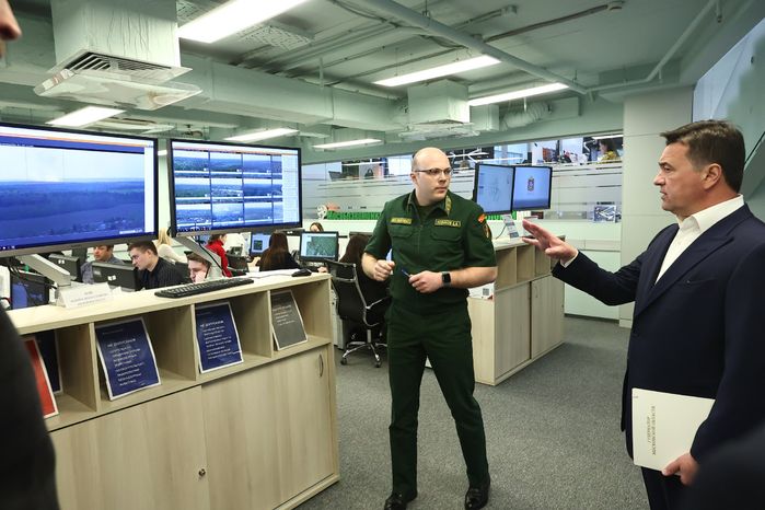 Проверка губернатором системы тушения лесных пожаров